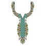 Floral Embroidery Neck Design