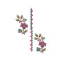 Floral Neck Embroidery Design
