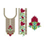 Flower Embroidery Design For Neck