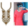 Fringe Kimono Embroidery Neck Design