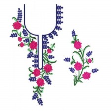 Fulgid Glinting Floral Neck 20588 Fulgid Glinting Floral Neck 20588