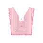 Geometric Wide Plunge Neck Embroidery Design