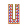 Large-Scale Floral Embroidery Design