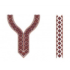 Gulf Clothing Motif Embroidery Design 351 Gulf Clothing Motif Embroidery Design 351