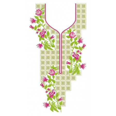 Ladies Kurta Embroidery Designs 26460