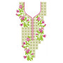 Mughal Trellis Rose Cascade Embroidery Design