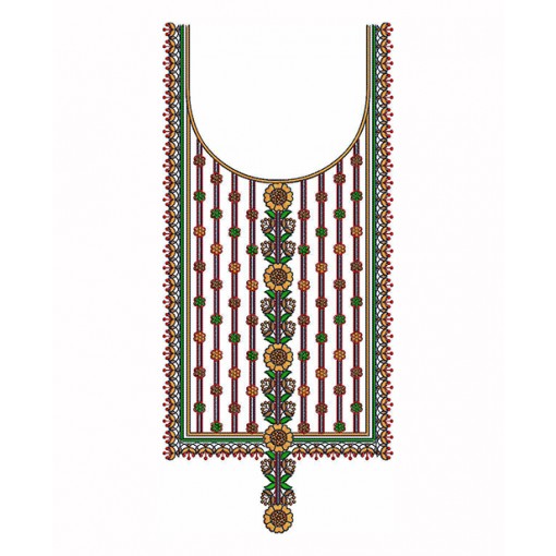 Latest Embroidery Design For Neck