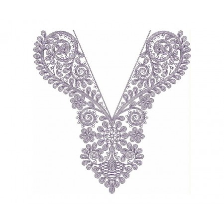 Latest Embroidery Designs For Neck