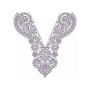 Twilight Bloom Arc Embroidery Design
