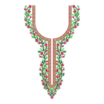 Sultan's Flora Embroidery Design