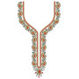Paisley Neck Motif Embroidery Design