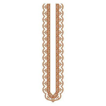 Antique Scroll Border Embroidery Design