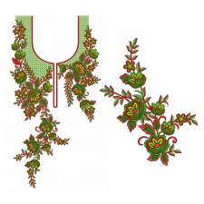 Neck Embroidery Design 20683 Neck Embroidery Design 20683