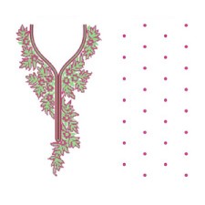 Neck Embroidery Design 20825 Neck Embroidery Design 20825
