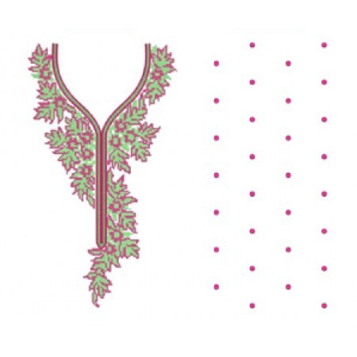 Neck Embroidery Design 20825 Neck Embroidery Design 20825