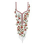 Floral Cascade Embroidery Design