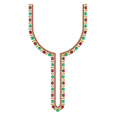 Neck Embroidery Design Salwar Kameez