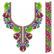 New Neck Embroidery Design 18319 New Neck Embroidery Design 18319