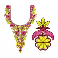 New Neck Embroidery Design 18320 New Neck Embroidery Design 18320