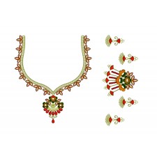 New Neck Embroidery Design 30018 New Neck Embroidery Design 30018