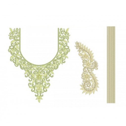New Neck Embroidery Design 30254 New Neck Embroidery Design 30254