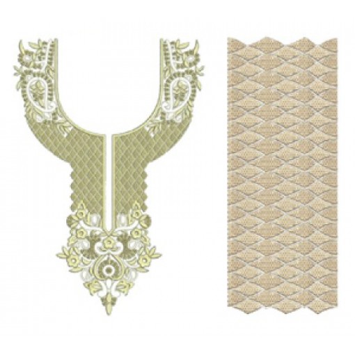 New Neck Embroidery Design 30373 New Neck Embroidery Design 30373
