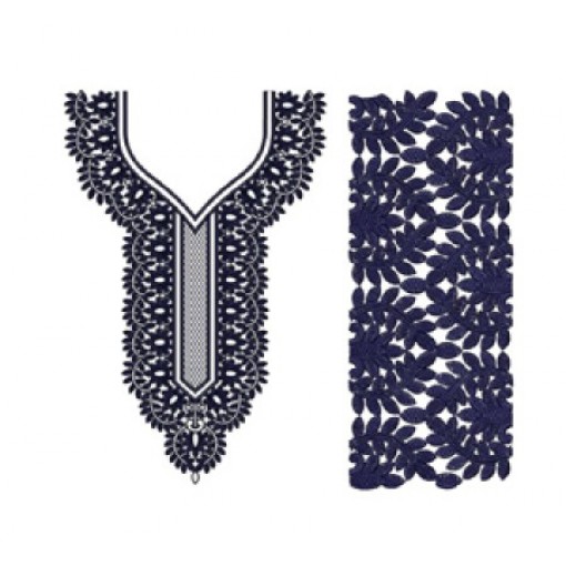 New Neck Embroidery Design 30381 New Neck Embroidery Design 30381