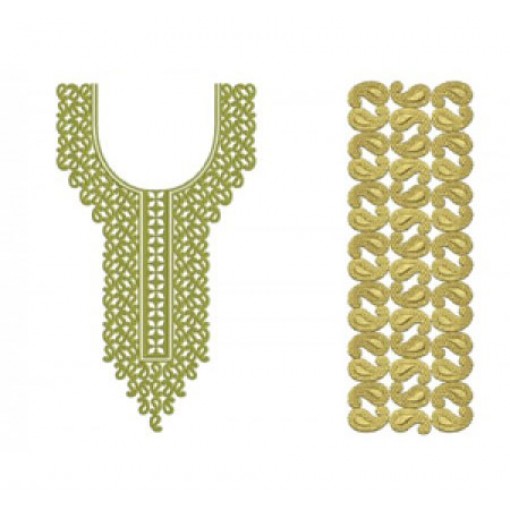 New Neck Embroidery Design 30383 New Neck Embroidery Design 30383