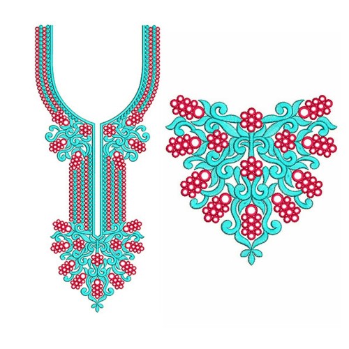New Neck Embroidery Design 18656