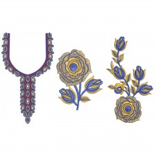 New Neck Embroidery Design 19645 New Neck Embroidery Design 19645