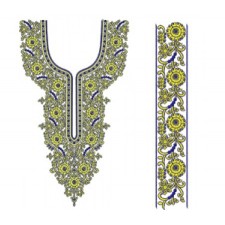 New Neck Embroidery Design 19685 New Neck Embroidery Design 19685