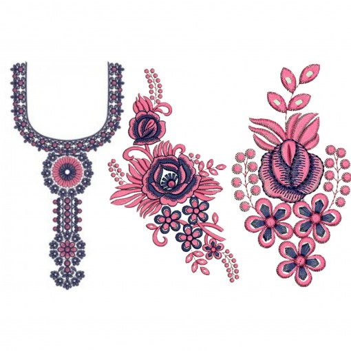 Neck Embroidery Design 20265 Neck Embroidery Design 20265