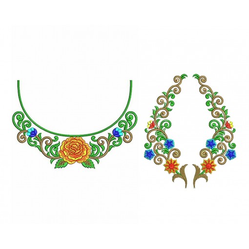 New Neck Embroidery Design 18635 New Neck Embroidery Design 18635