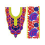 New Kebaya Gown Embroidery Neck Design