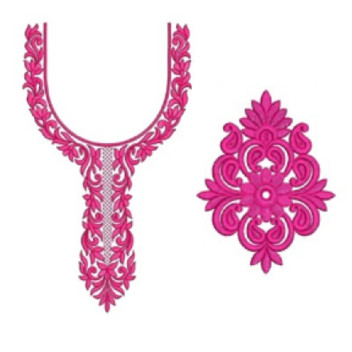 New Neck Embroidery Design 19626