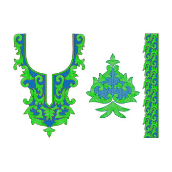 New Neck Embroidery Design 19652