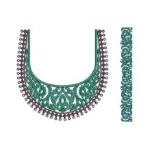 Oman Fancy Kachchi Work Neck Embroidery Design 21447 Oman Fancy Kachchi Work Neck Embroidery Design 21447