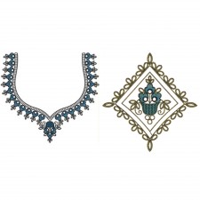 Pakistani Ladies Dress Embroidery Neck Design 21640 Pakistani Ladies Dress Embroidery Neck Design 21640