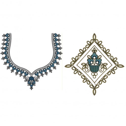 Pakistani Ladies Dress Embroidery Neck Design 21640 Pakistani Ladies Dress Embroidery Neck Design 21640
