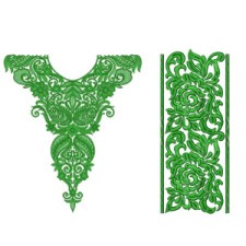 Peranakan Dress Neck Embroidery Design Peranakan Dress Neck Embroidery Design