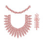 Redwork Embroidery Neck For Cotton Tops