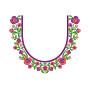 Round Neck T-Shirt Embroidery Design