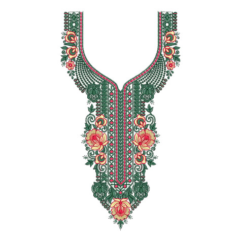 Salwar Suit Neck Line Embroidery Design