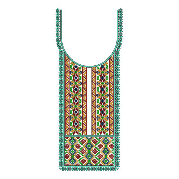 Balochi Mosaic Embroidery Design