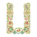 Statement Fusion Fashion Top Embroidery Design