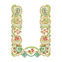 Statement Fusion Fashion Top Embroidery Design