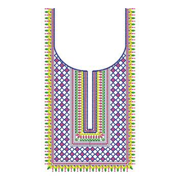 multi color embroidery design