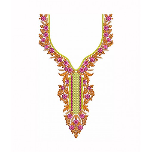 Suit Neck Embroidery Designs