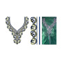 Traditional Omani Embroidery Neck