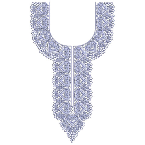 Lavanya Hridaya Neck Embroidery Design